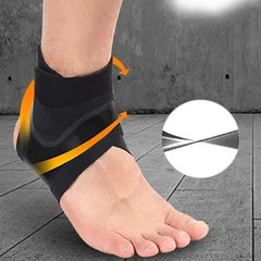 2PCS Adjustable Ankle Brace Compression Sleeve Support Fasciitis Pain Relief US