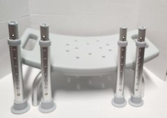 Walgreens Bath Bench Adjustable Height Fits Tubs 17″ & Wider Holds Up To 300lbs