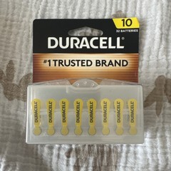 Duracell Hearing Aid Batteries with Easy-Fit Tab, Size 10 – 32 Pack (DA10B32)