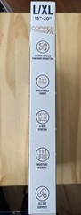 Copper Fit Elite Compression Knee Sleeve 2 Pack L/XL 16-20″ Airflow Tech NEW