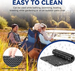 X-Large 3D Silicone Seat Cushion for Long Sitting Comfort & Pain Relief