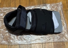 United Ortho Adjustable Post-Op Open Square Toe Shoe Men’s Size Large Black