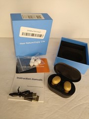 OPEN BOX Sound Amplifier Earbuds Hear Nature Enjoy Lite Hearing Aid
