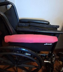 CHOOSE Pair of Fabric Wheelchair Armrest Cover (#EB6TR-7455)