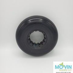 8″ Solid Caster Wheel Tire for Permobil F3 F5 Power Wheelchair (Black 210-65)