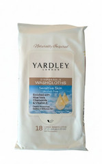 10 Packs of 18 each Yardley London SENSITIVE Skin Disposable Washcloths 12×18