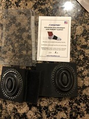 FlexaMed Adjustable Arch Bandages with PORON Cushion (Pair)