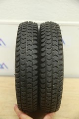 PAIR FLAT FREE Drive Wheels Tires for Quantum Edge 3 Power Chairs WHL1703588