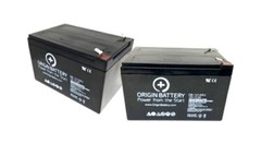 Rascal 370 12V 12AH Battery Replacement Kit 2 Pack
