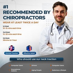 Cervical Neck Stretcher and Cervical Traction Device, Inflatable Neck Tractio…