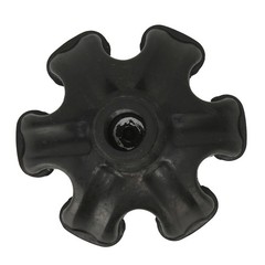 Cane Tips 6 Pillar Design Nonslip Rubber 19mm Crutch Tips with for Walking Stick