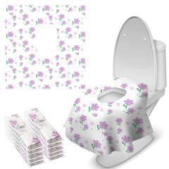 30 Pcs Toilet Seat Covers Disposable for Toddlers & Adults, Extra Large Waterpro