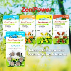 size 13 Hearing Aid Battery Zenipower Behind the ear ALL BRAND 60 pcs fast ship