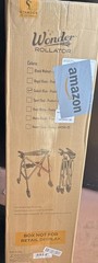 Stander Wonder Able Life Foldable Rollator Walker Cobalt Blue 4250-CB -Fast Ship