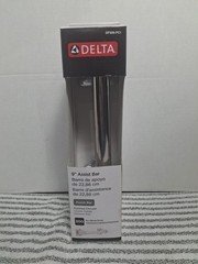 DELTA 9″ Assist Bar NEW Metal Polished Chrome ~300 LB~ Fixture Mobility Mount