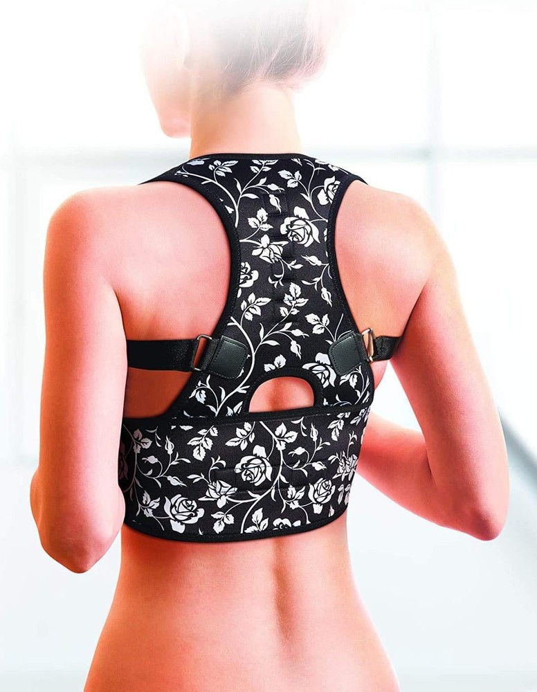 Rose Magnetic Posture Corrector – Rose Floral Design (X-Large)