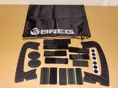 Breg Z13 Right Knee Brace w/Extra Pads/Straps & Carry Bag – Size Medium