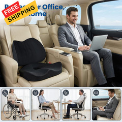 Seat Cushion Lumbar Support X-Large, & Pillow