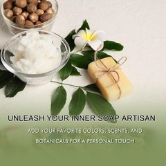 5lb Glycerin Soap Base – Scented Melt and Pour Soap Base for DIY Crafting, Easy