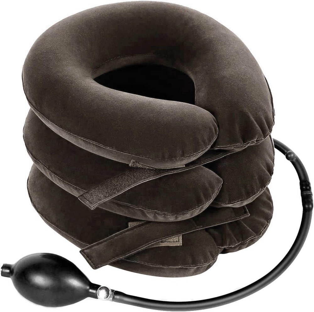 Cervical Neck Traction Device for Instant Pain Relief – Classic Gray
