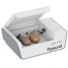 Hearing Aid Dryer Dehumidifier Box with LED Light, USB Powered, 2H/8H Modes, Aut
