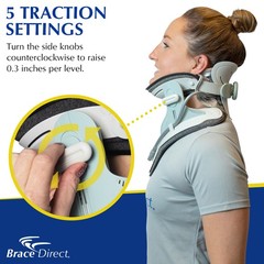 Cervical Traction Collar- Electric Pump- Neck Traction Device for Pain Relief