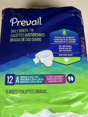 Prevail Daily Briefs Size A Bariatric Ultimate Absorbency 12 Ct