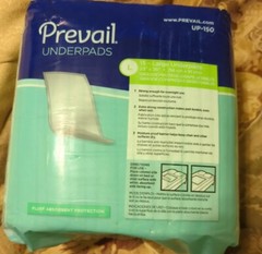Prevail Disposable Underpads size Large 23″ X 36″ (15 count) 2-Package