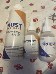 Entrust Odor Eliminator Drops #6600 8oz And 2 BottleSkin Barrier Power #6800 1oz