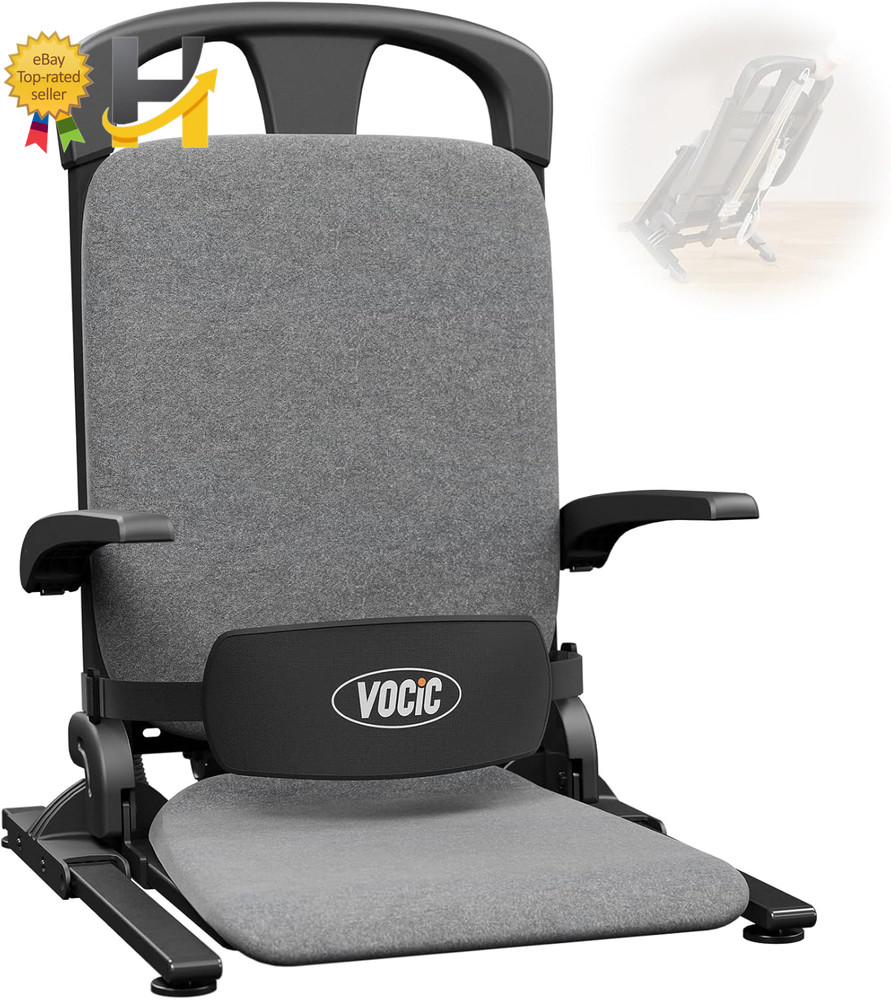 Electric Lift Chair Handicap Fall Recovery Floor Stand Hoist Wheel AX15
