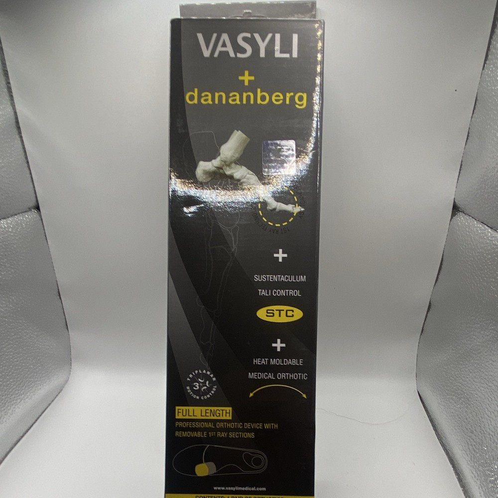 Vasyli Dananberg STC Full Length Heat Moldable Orthotic Insoles Pain Relief