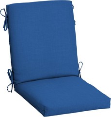 Arden Outdoor Dining Chair Cushion, 20 in x 20″L x 20″W, Cobalt Blue Texture