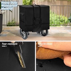 Foldable Wheelchair Travel Bag – Heavy Duty 600D Waterproof Cover for Airplane,