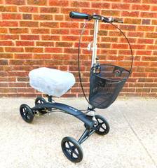 Body Med Medical Knee Scooter/Dual Hand Brakes/Cushion Seat/Basket PICK-UP ONLY