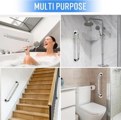 20 Inch Shower Grab Bars – Stainless Steel Safety Handles for Home Assistance