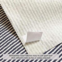 Neatsheets Disposable Bibs For Adults Tab Napkins For Eating Personal Use Home