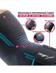 NIP Dr. Arthritis MEDIUM Compression Sleeve Elbow Brace Adjustable Tendonitis