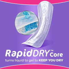 Always Discreet Ultimate Extra Absorbency Pads Long 42 Count