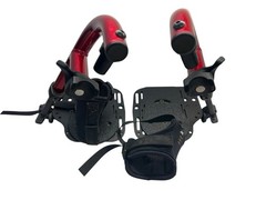 Pair Quickie 2 Manual Folding Wheelchair Legrest Footrest Sunrise Medical Red