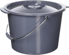New Commode Bucket with Lid and Handle Case