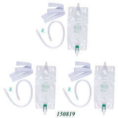 Urinary Leg Dispoz-a-Bag Anti-Reflux Valve Sterile 562 mL Vinyl, 3 bags