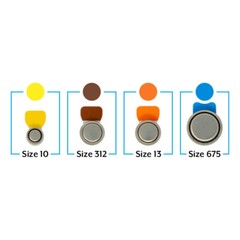 10 Size 10 Hearing Aid Battery Zenipower label CIC CANAL ALL BRAND 60 pcs