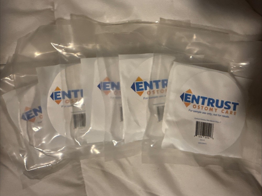 10 Entrust ostomy care conforming adhesive seal 2 inch skin barrier ring New
