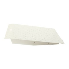 Shed Ramp 1500lb Capacity for Riding Mower 23″ x 31″ Heavy Duty Ramp Punch Plate