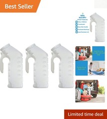 Compact Portable Urinals for Men – Splash-Proof 1000ml Bottles for Home & Travel