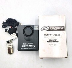 Secure Alert Mate SAM1 Fall Prevention Alarm Flashing Light Pull String Security