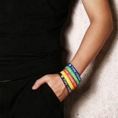 Unisex Wristbands Lightweight Silicone Medical Alert Bracelet for Male Female