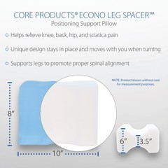Core Products Econo Leg Spacer Helps Ease Strain on Back Hip Knee- w/Blue Cover
