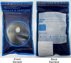 New Nvorliy ROM Metal Hinged Knee Brace Size L Unisex, Adjustable Open Patella P