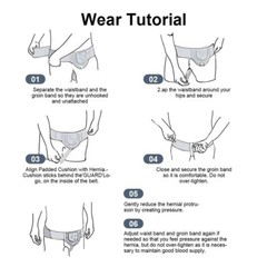 WC Hernia Belt Single! Inguinal Hernia Belt Sold by Manufacturer XS/S-M/L-XL